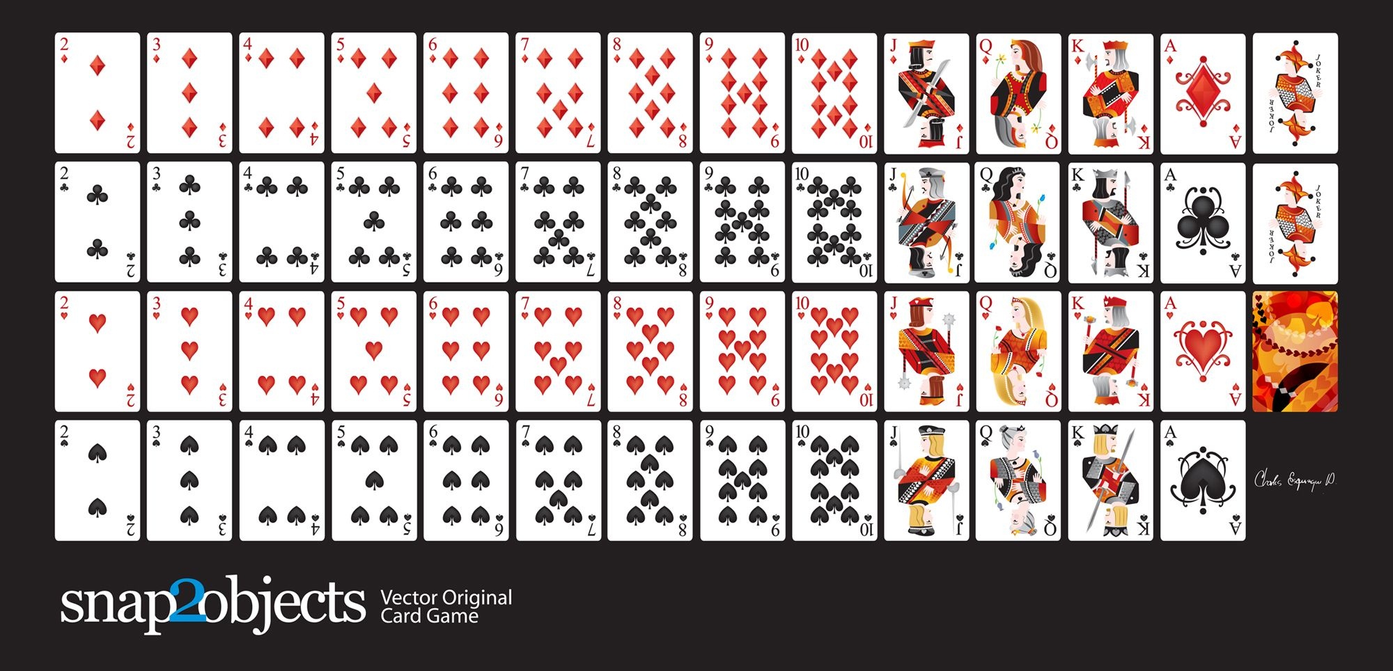 deck of card template