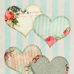 Free Vintage Printable Hearts   Free Pretty Things For You   Free Printable Heart Designs