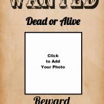 Free Wanted Poster Maker | Make A Free Printable Wanted Poster Online   Free Printable Poster Maker