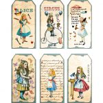 Free Wonderland Printables | Free Alice In Wonderland Tags Digital   Alice In Wonderland Signs Free Printable