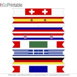 Free World Cup Soccer Printables From Ohsoprintable | Catch My Party   Free Printable Flags From Around The World