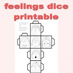 Freebie Feeling Dice Printable. Freebie Preschool Printables. Fun   Free Printable Childminding Resources