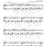 Frosty The Snow Mansteve Nelson Piano Sheet Music | Advanced Level   Free Printable Frosty The Snowman Sheet Music