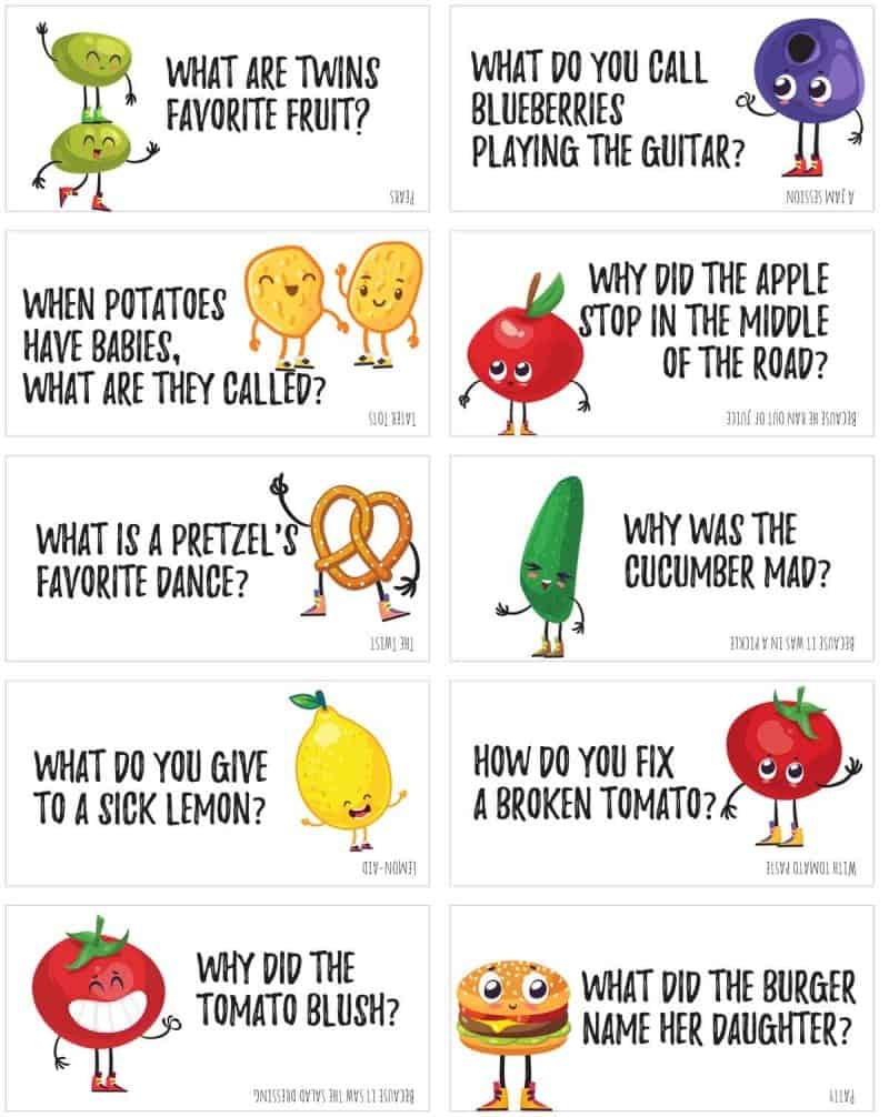 Funny Food Jokes To Print And Share! | Skip To My Lou - Free Printable Jokes For Adults