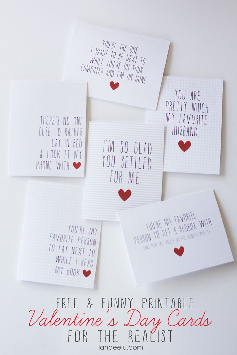 Funny Printable Valentine&amp;#039;s Day Cards | Valentines Day | Printable - Free Valentine Printable Cards For Husband