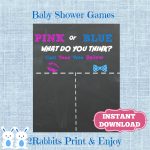 Gender Reveal Baby Shower Ideas   My Practical Baby Shower Guide   Free Printable Gender Reveal Templates