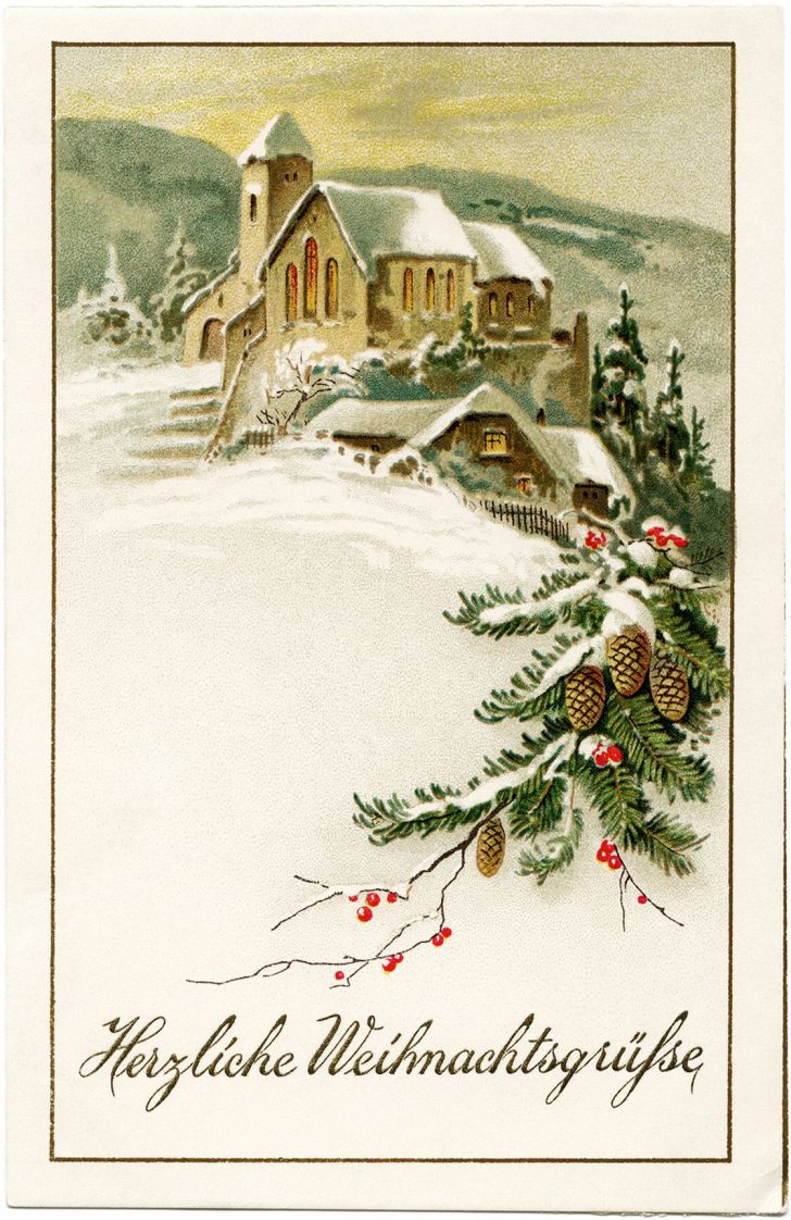 Free Printable German Christmas Cards