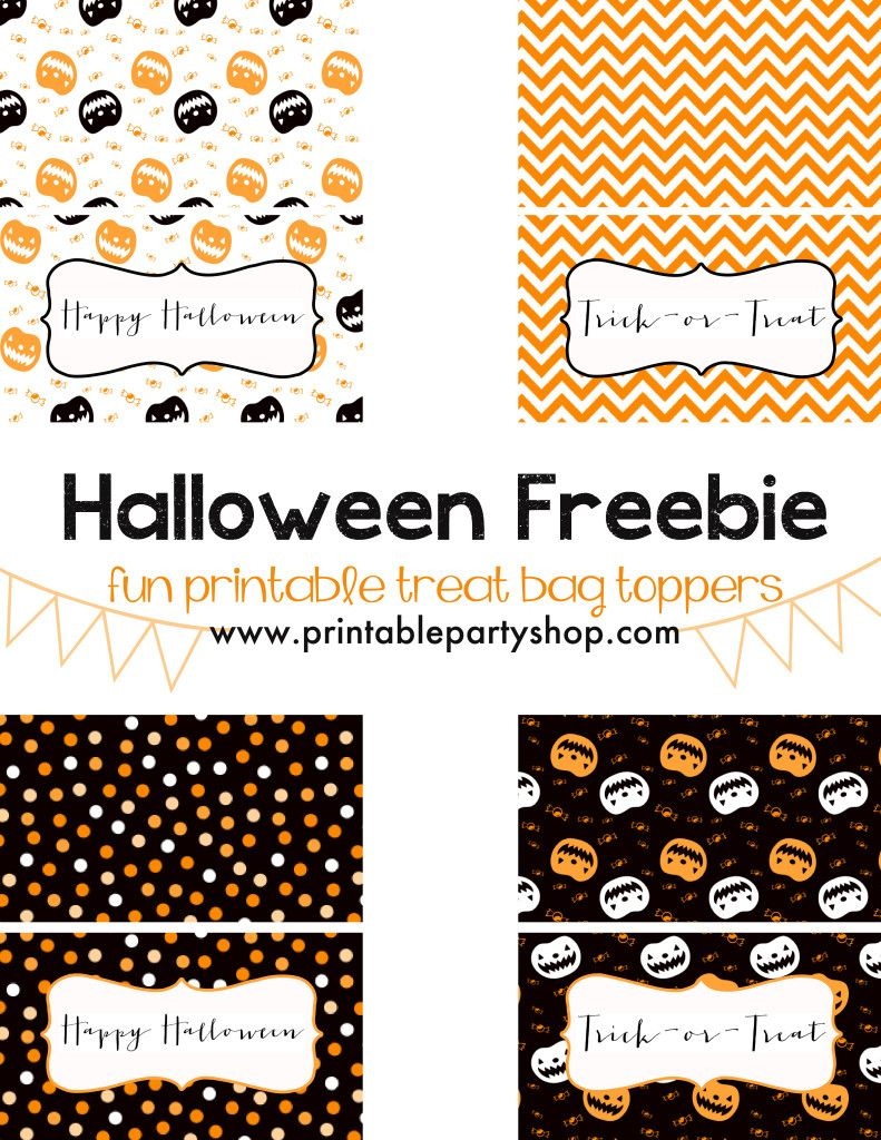 Halloween Treats For Kids- Free Printable | Halloween | Halloween - Free Printable Trick Or Treat Bags