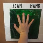 Hand Scanner For Mad Scientist Party   Dollar Store Hair Gel Mixed   Scan To Enter Sign Printable Free