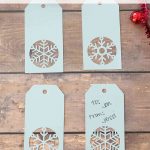 Handmade Snowflake Christmas Gift Tags + Free Template   Diy Gift Tags Free Printable