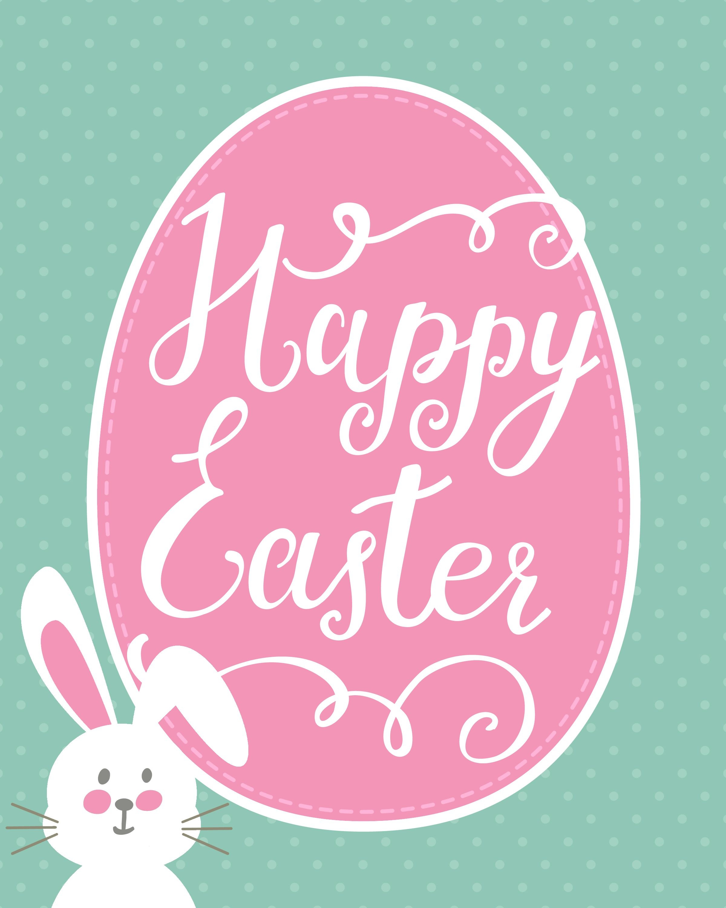 Happy Easter Sign Printable