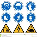 Health And Safety Signs Stock Illustration. Illustration Of Work   Free Printable Health And Safety Signs