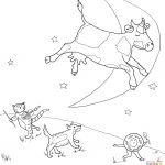 Hey Diddle Diddle Coloring Page | Free Printable Coloring Pages   Free Printable Nursery Rhyme Coloring Pages