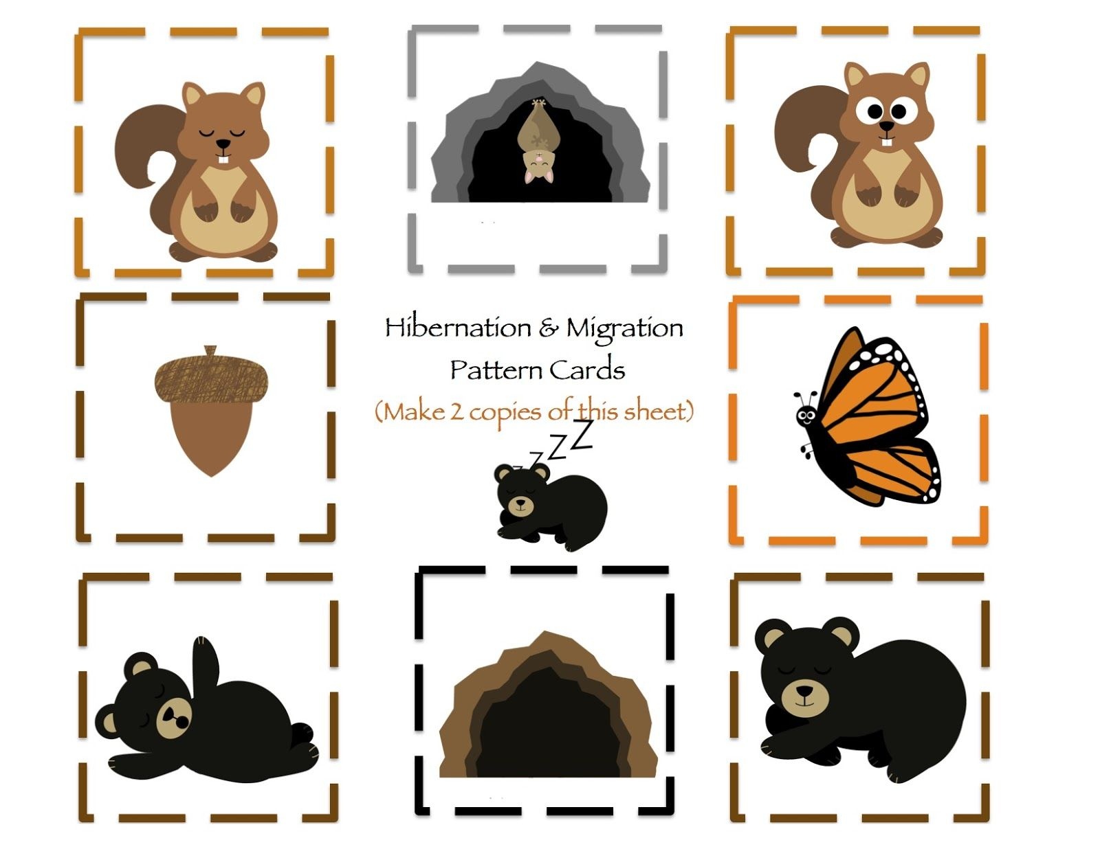 Hibernation &amp;amp; Migration Printable | Preschool | Preschool Printables - Free Printable Hibernation Worksheets