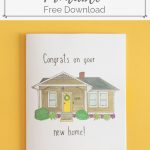 Housewarming Card   Free Download   Handmade Weekly   Welcome Home Cards Free Printable