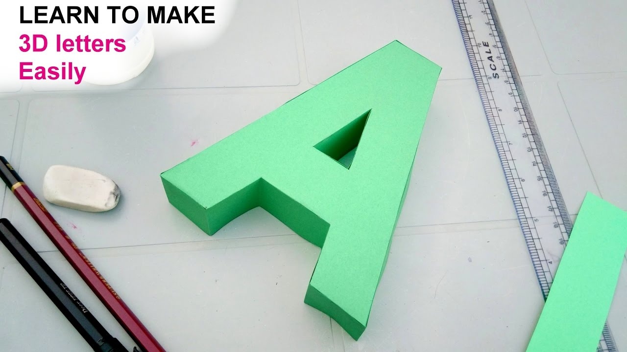 Free Printable 3D Letters - Free Printable