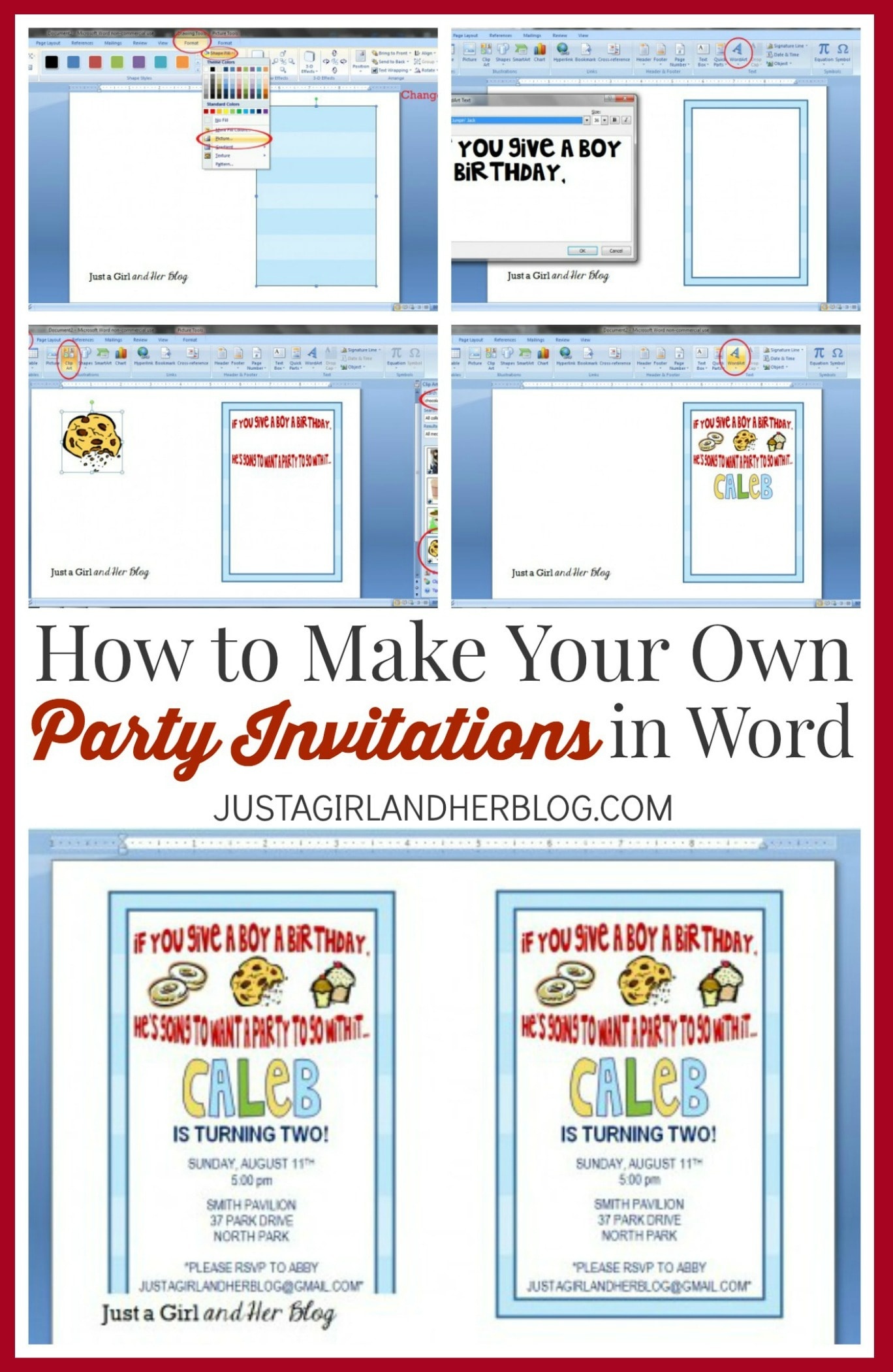 How To Make Your Own Party Invitations | Abby Lawson - Play Date Invitations Free Printable