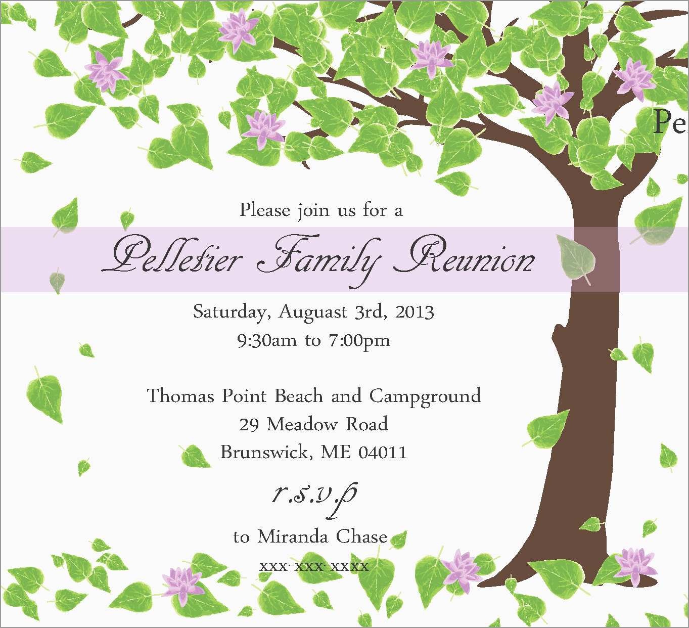 Inspirational Family Reunion Invitation Templates Free | Best Of - Free Printable Family Reunion Invitations