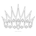 Inspiring King And Queen Crown Templates Colouring In Beatiful Free   Free Printable King Crown Template