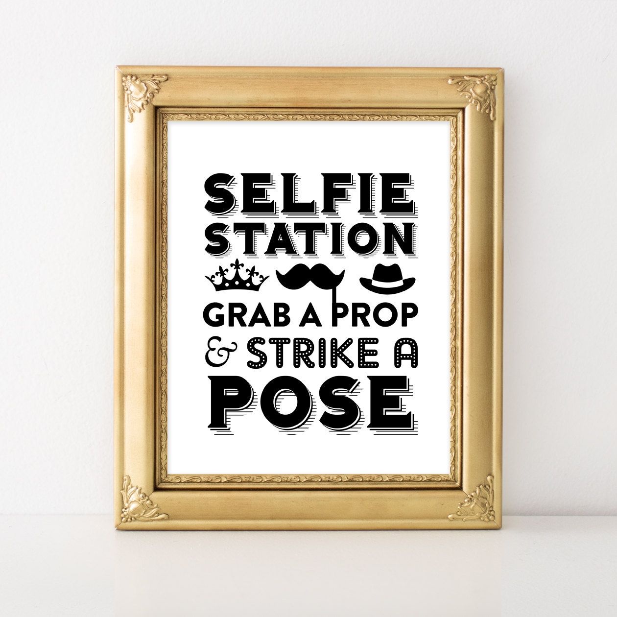 Selfie Station Sign Free Printable