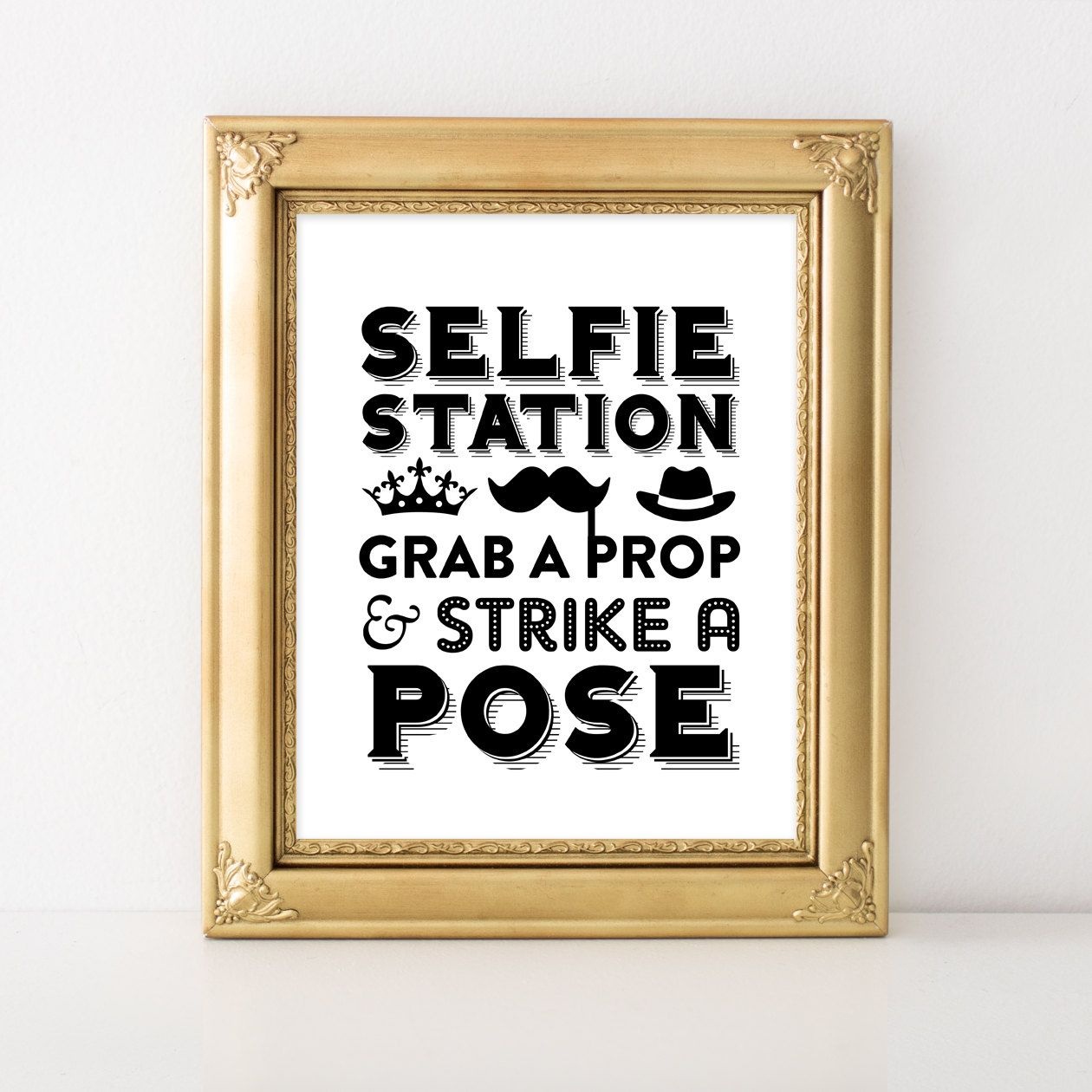 Selfie Station Free Printable Free Printable