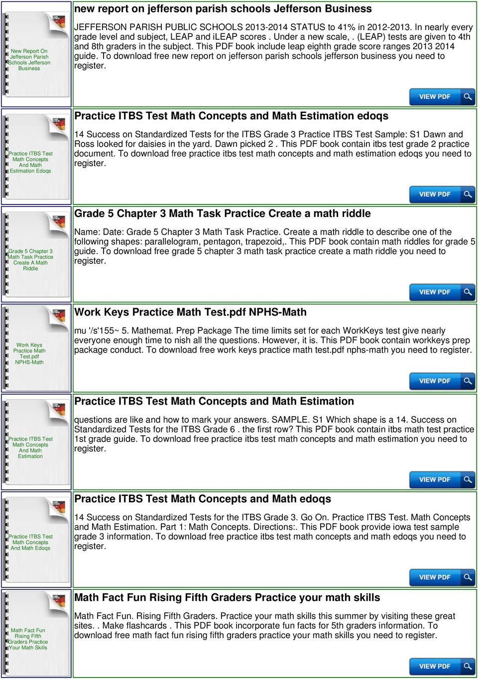 Jefferson Lab Math Sol Practice - Pdf - Free Printable Itbs Practice Worksheets