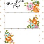 Labels: Pretty Floral Vintagetags | Best Free Digital Goods | Free   Free Printable Gift Name Tags