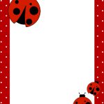 Ladybug Birthday Party With Free Printables | Ideas For The Craft   Free Printable Ladybug Invitations