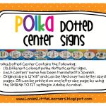Lanie's Little Learners: Polka Dotted Center Signs   Free Printable Classroom Signs And Labels