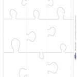 Large Blank Printable Puzzle Pieces This Could Be Cool To Use In   Puzzle Maker Printable Free