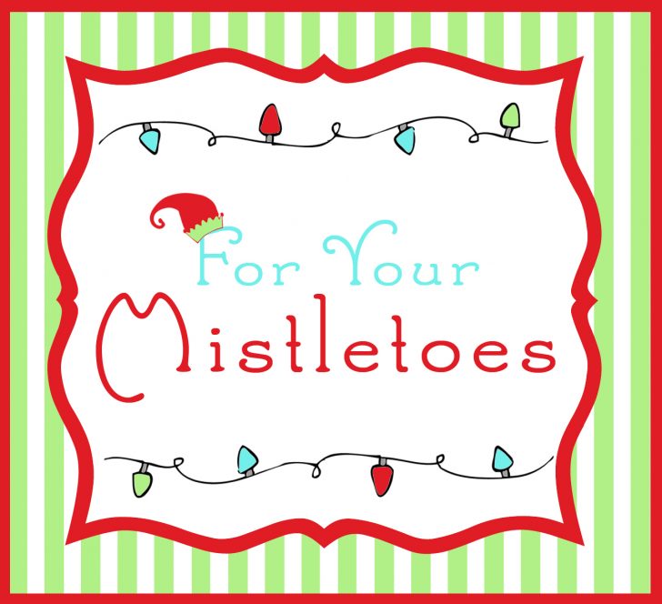 Printable Mistletoe