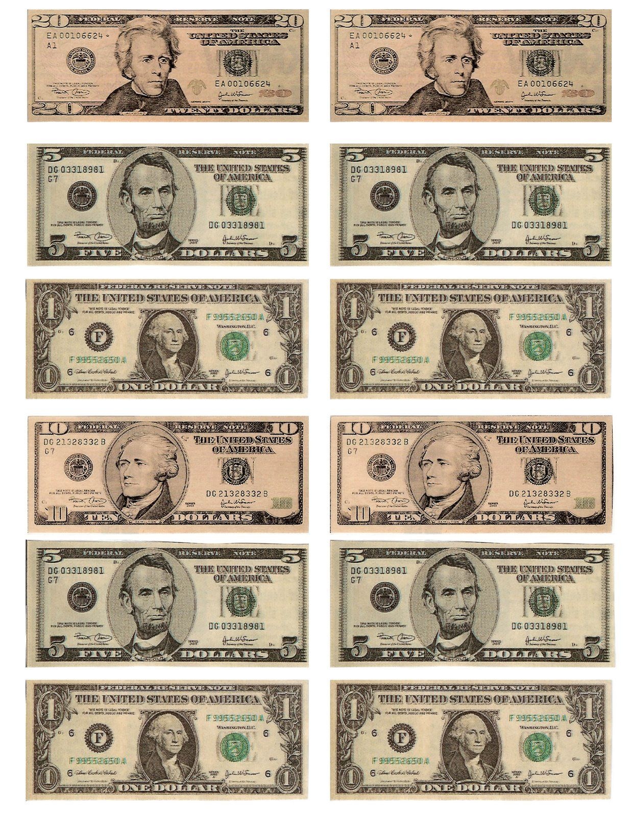 Free Printable Fake Money That Looks Real | Free Printable