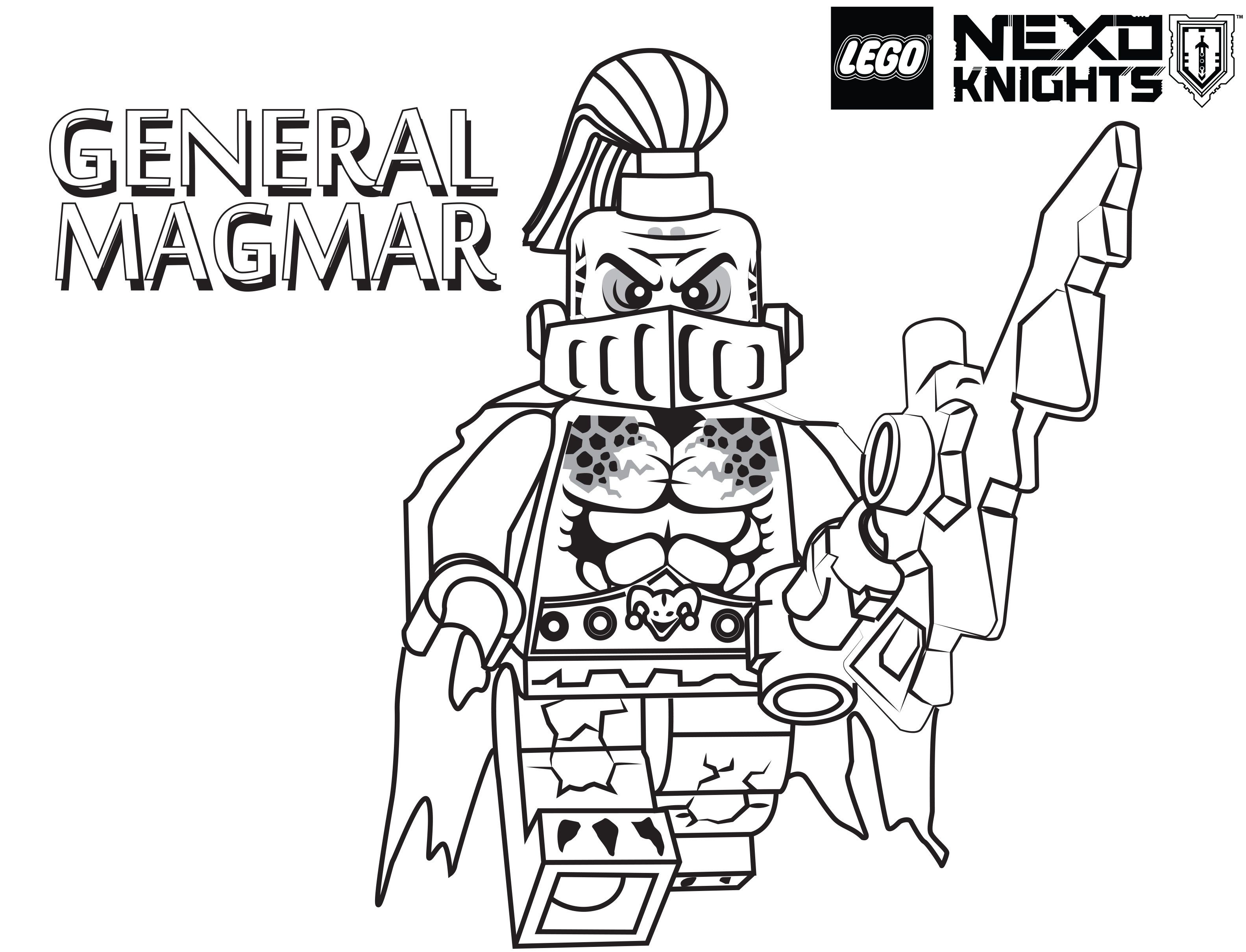 Lego Nexo Knights Coloring Pages : Free Printable Lego Nexo - Free Printable Pictures Of Knights