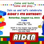 Lego Themed Birthday Party Invitations Dolanpedia Lego Birthday Card   Lego Party Invitations Printable Free