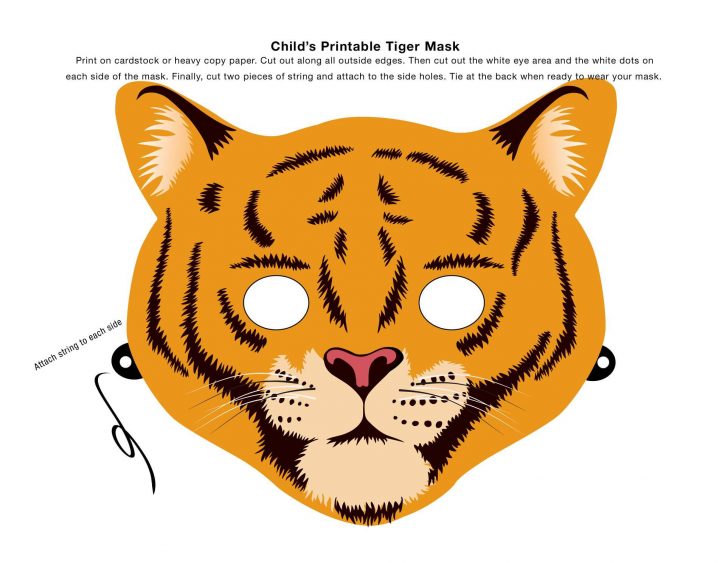 Free Printable Lion Mask