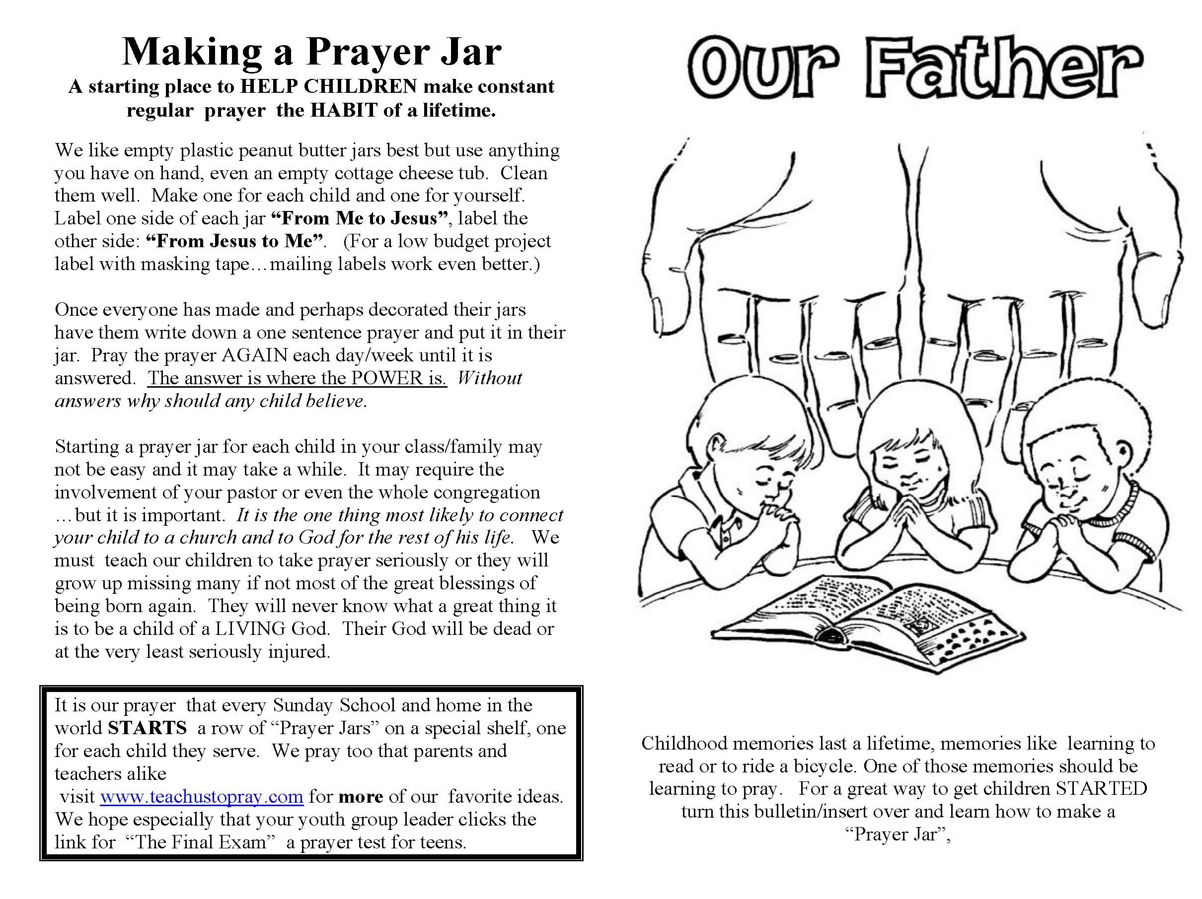 Free Printable Lord s Prayer Coloring Pages Free Printable