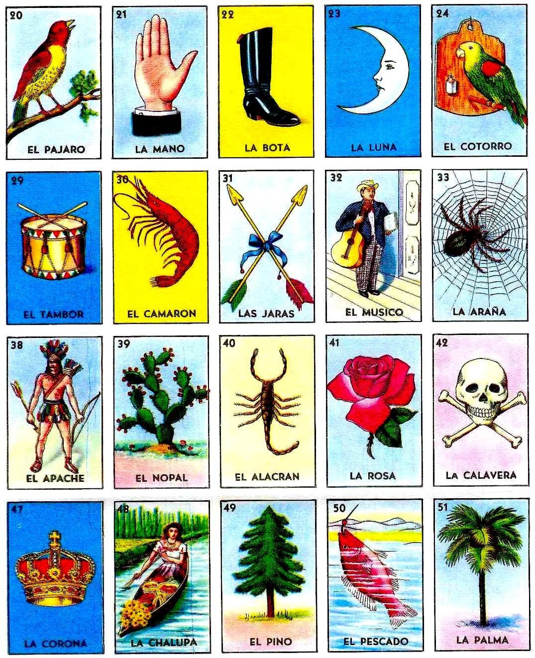 Loteria Is A Super Fun Game Similar To Bingo. This Is Very Popular - Free Printable Loteria Game