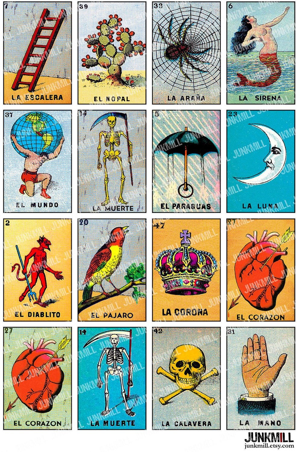 Loteria Mexican Bingo Cards Printable | Crochet In 2019 | Mexican - Free Printable Loteria Game