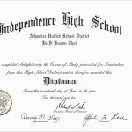 Lovely Free Fake High School Diploma Templates | Best Of Template   Free Printable High School Diploma Templates