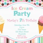 Luxury Ice Cream Social Invitation Template Free | Best Of Template   Ice Cream Party Invitations Printable Free