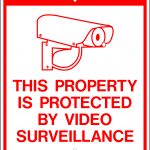 Lynch Sign 14 In. X 10 In. 24 Hour Video Surveillance Sign Printed   Printable Video Surveillance Signs Free