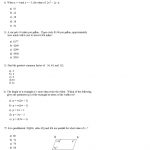 Math Plane   Act Practice Test 1   Free Printable Act Practice Worksheets