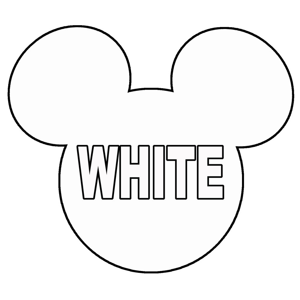 Minnie Mouse Bow Outline | Free Download Best Minnie Mouse Bow - Free Printable Minnie Mouse Ears Template