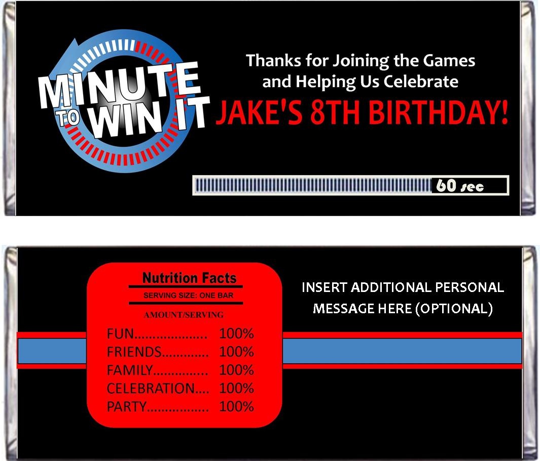 Minute To Win It Party Supplies, Printables, And Invitations! - Free Printable Minute To Win It Invitations