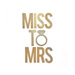 Miss To Mrs Banner // Bridal Shower Banner Decor // Bachelorette   Free Printable Miss To Mrs Banner