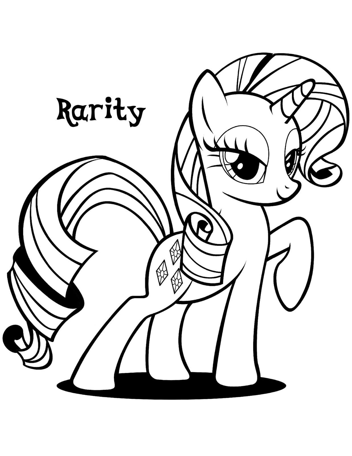 Mlp Printable Coloring Pages | Kids Under 7: My Little Pony Coloring - Free Printable Coloring Pages Of My Little Pony
