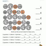 Money Worksheets For Kids 2Nd Grade   Free Printable Money Worksheets