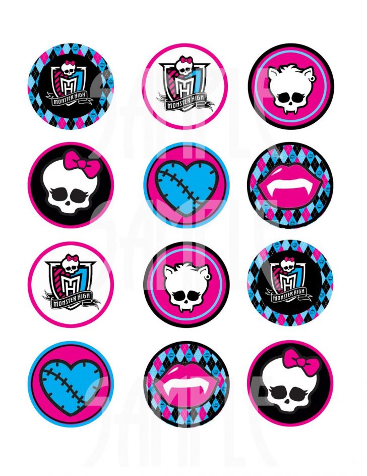 Free Printable Monster High Stickers