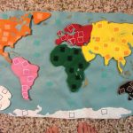 Montessori Continents Map & Quietbook With 3 Part Cards | Imagine   Montessori World Map Free Printable