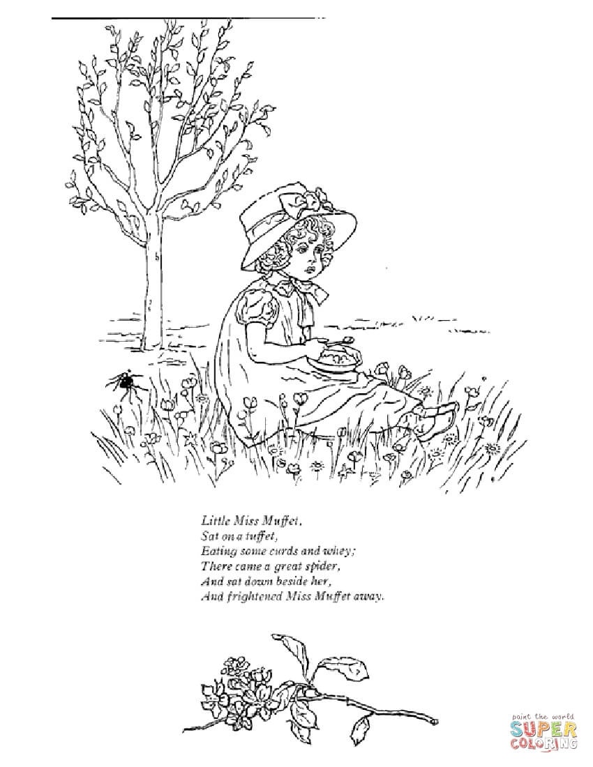Mother Goose Nursery Rhymes Coloring Pages | Free Coloring Pages - Free Printable Mother Goose Nursery Rhymes